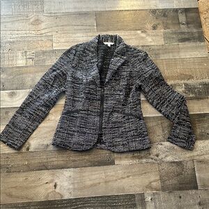 Women's‎ Black and White Tweed Jacket